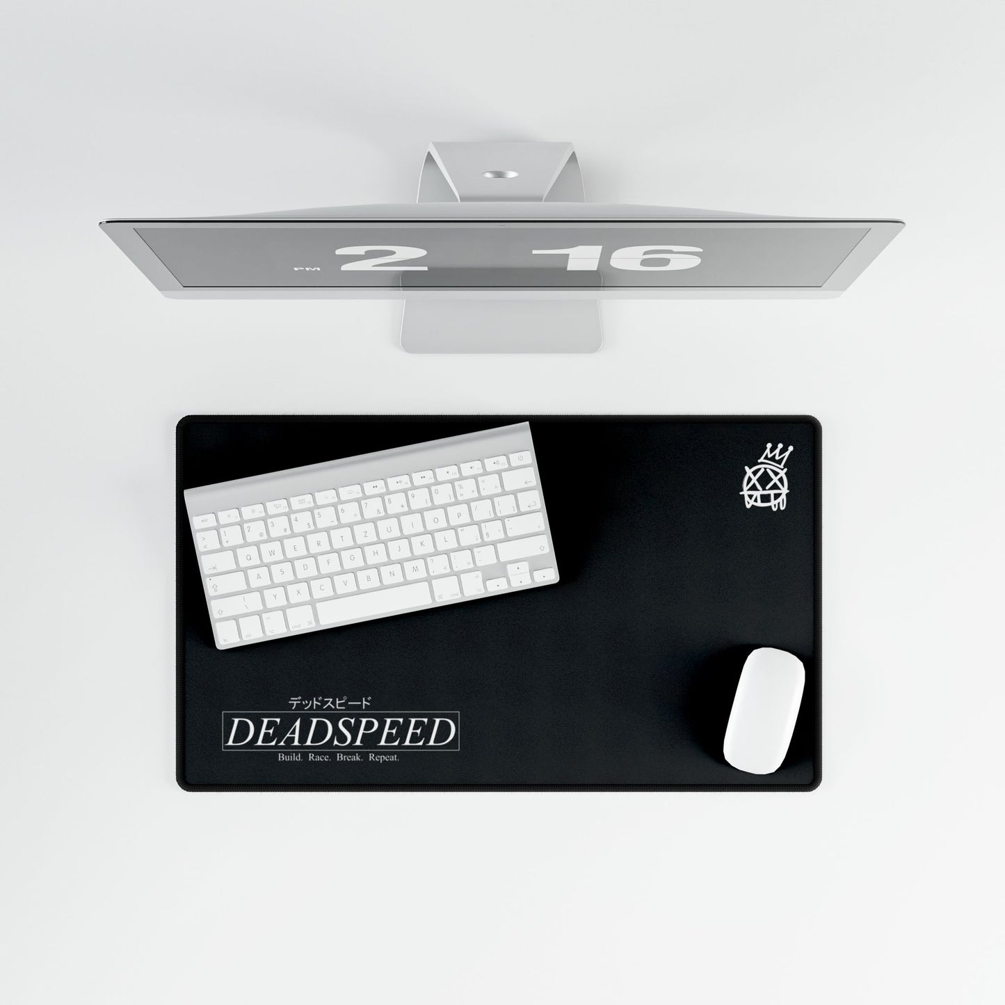 Deadspeed Black Desk Mat
